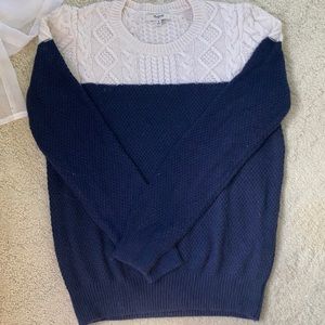 Madewell cable knit sweater